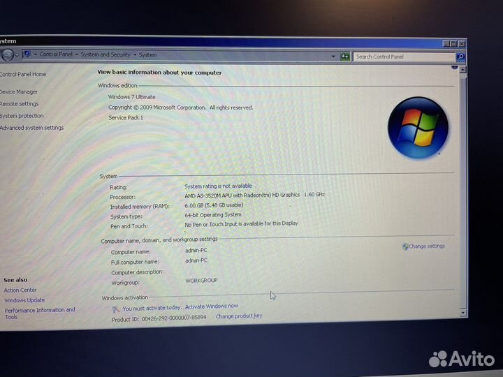Ноутбук samsung бу