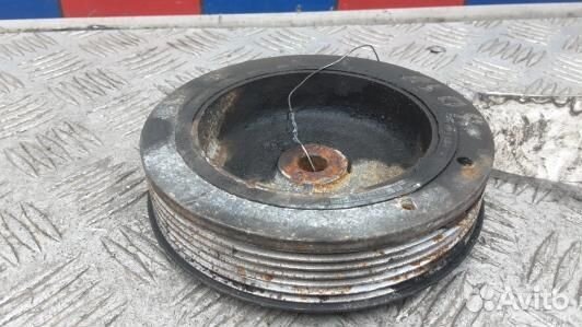Шкив коленвала демпферный дизельный renault scenic