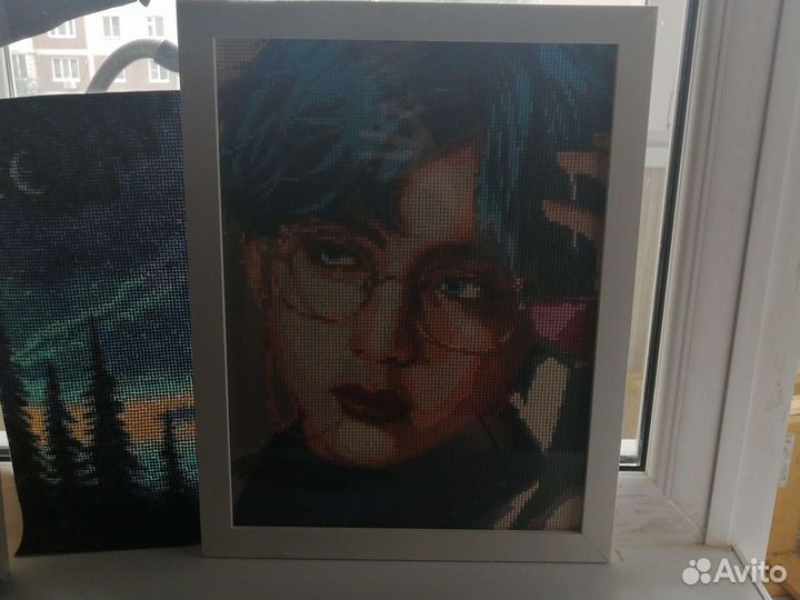 Картины по номерам раскрашенная