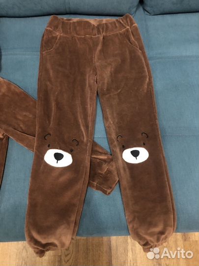 Спортивный велюровый костюм Мишка