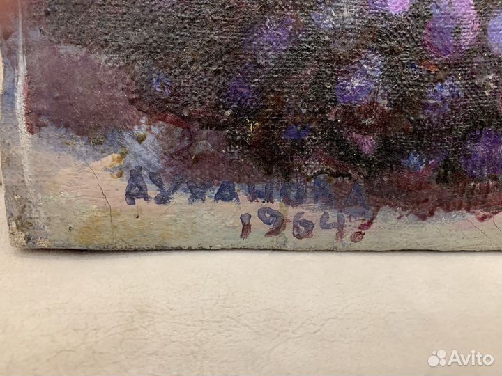 Картина «Гранаты и виноград» 1964 г., Уханова А.В