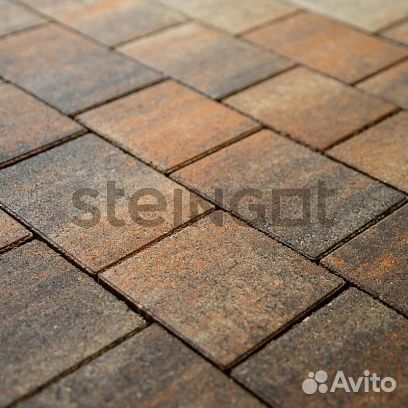 Тротуарная плитка Штайнгот,Нов.Город,ColorMix 40мм