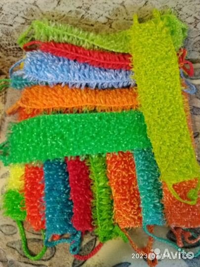 Мочалка ручной работы