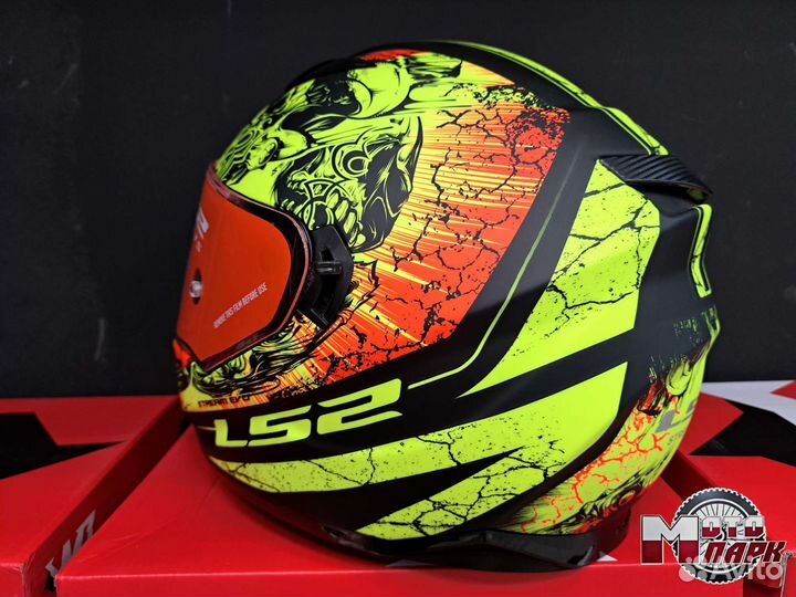 LS2 Мотошлем FF320 stream EVO throne