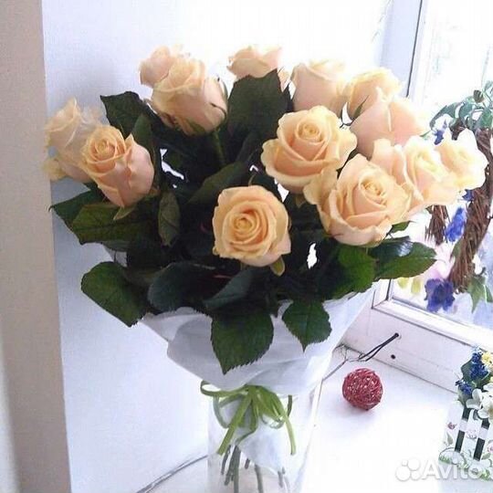 Цветы розы букет