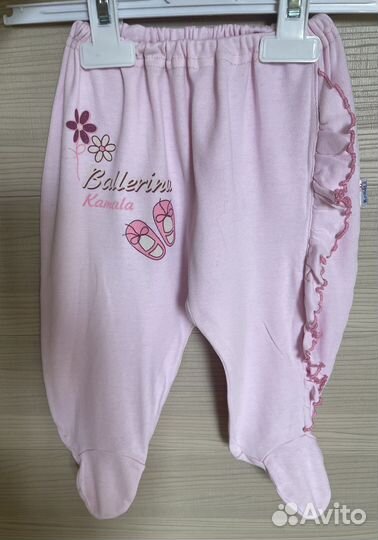 Боди + ползунки для девочки