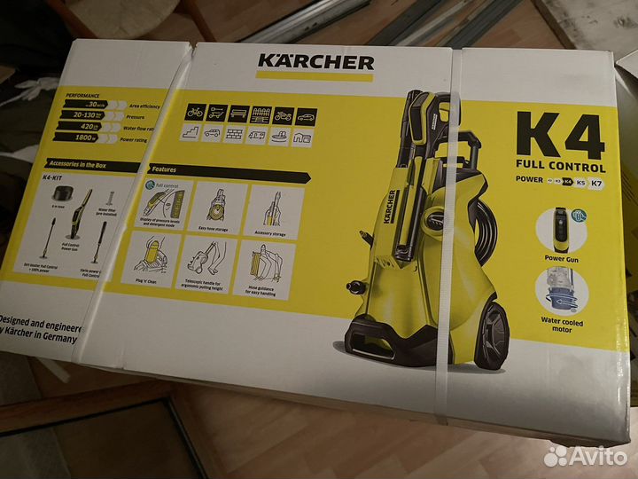 Мойка высокого давления karcher k4 full control