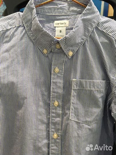 Рубашка Carters 8. Новая