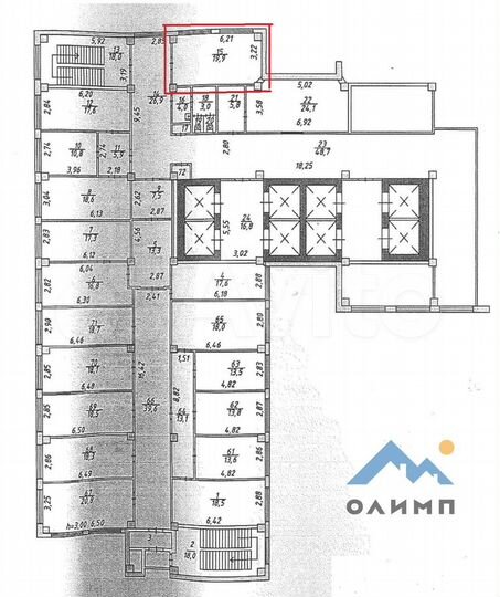 Сдам офисное помещение, 19.9 м²