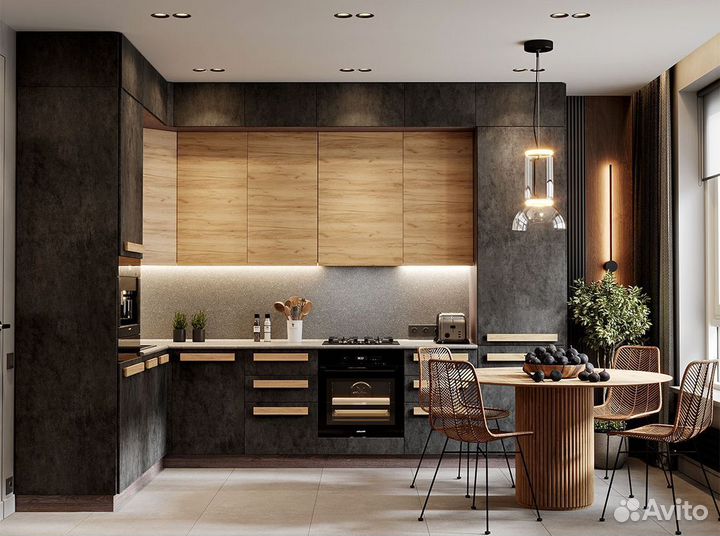 Кухня здесь