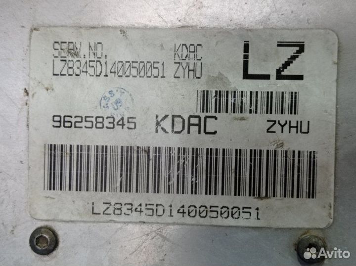 Блок управления двигателем Daewoo Nexia седан