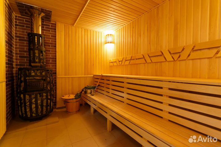 Бани на дровах. Свежие веники. Холодная купель