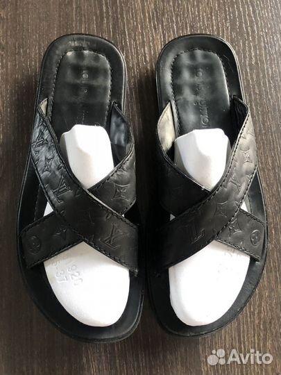 Louis Vuitton Шлепанцы мужские р. 43. Оригинал