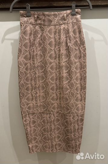 Кожаная юбка