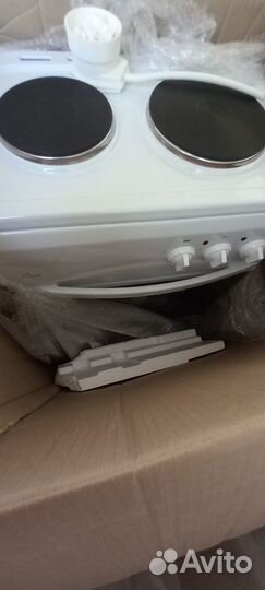 Элекрическая плита 2 комфорки Flama новая