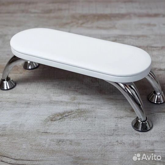 Хром подставка белая для маникюра