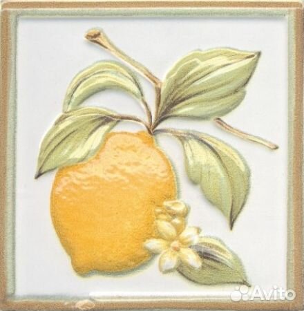 Плитка TLA003H Капри Лимончики 3 9.8x9.8