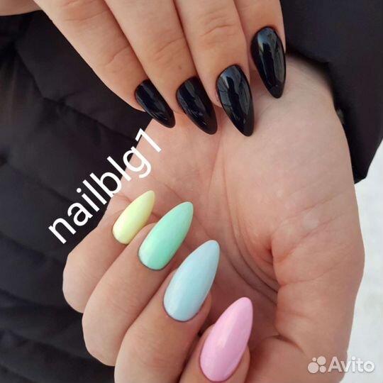 Наращивание, маникюр, педикюр, гельлак