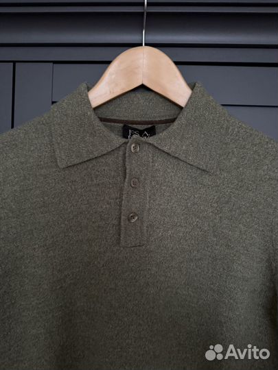 Свитер поло 100% шерсть мериноса