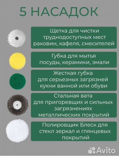 Электрощетка для уборки