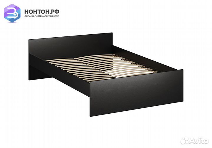 Кровать двуспальная Орион дуб венге