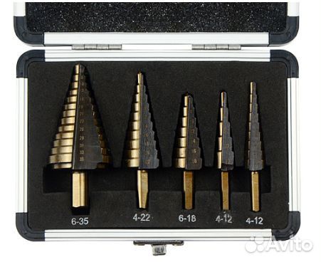 Набор ступенчатых Сверл из быстрорежущей стали