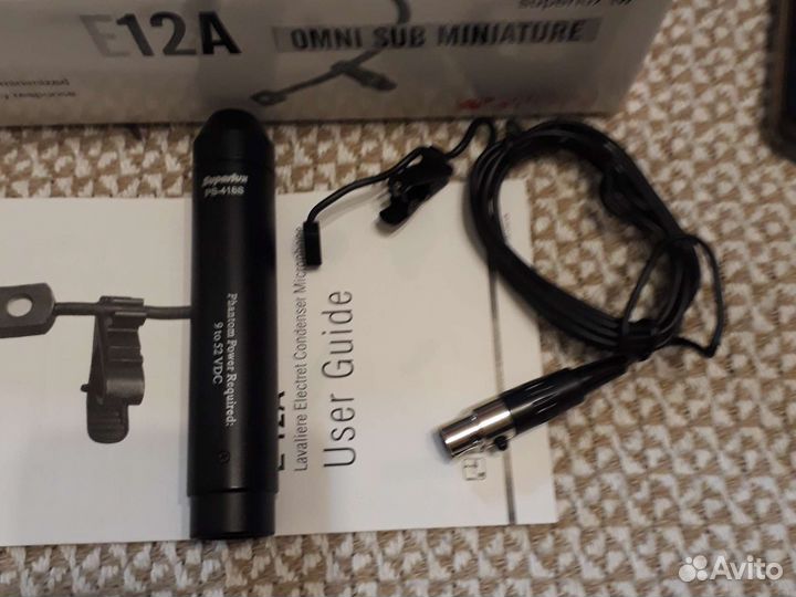 Микрофон петличный Superlux E12A