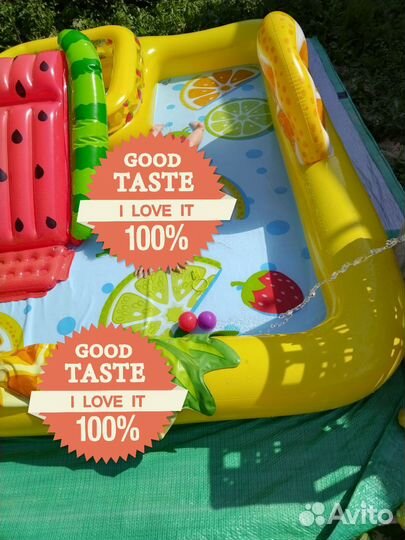 Детский игровой бассейн с Горкой