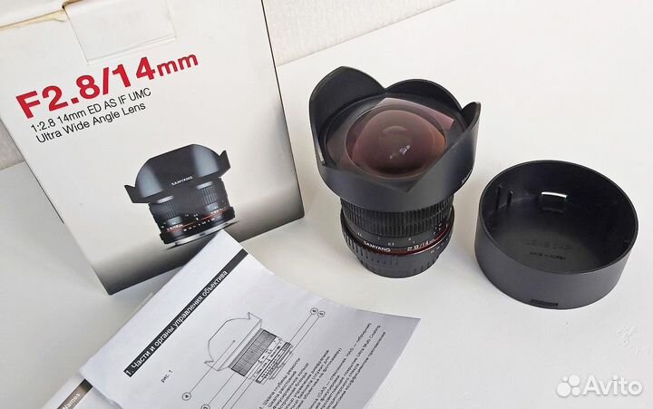 Объектив Samyang 14mm f/2.8 ED AS IF UMC Canon EF