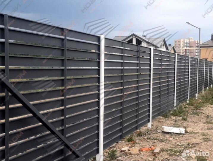 Забор Ранчо горизонтальный