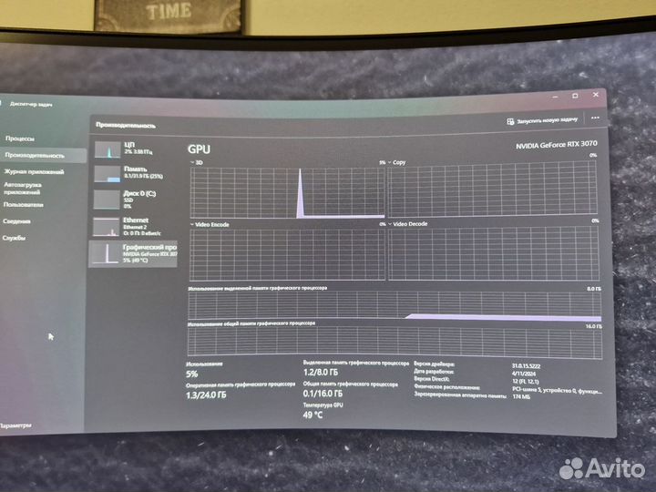 Видеокарта gigabyte RTX 3070 gaming OC (LHR) 8GD