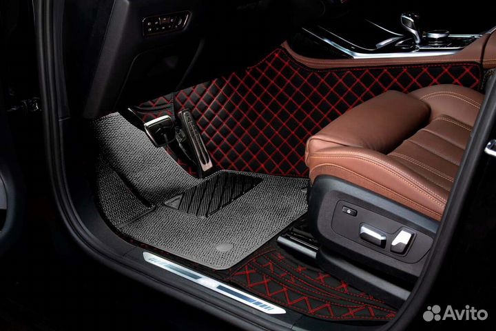 3D Коврики Audi Салон Багажник Экокожа