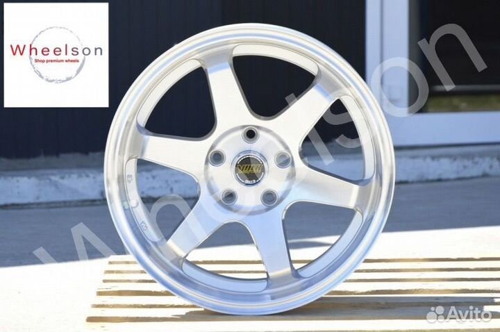 Диски R17 Volk Racing TE37SL Style 5/114.3 Silver