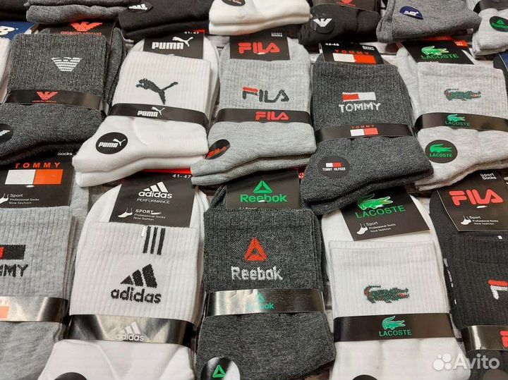 Носки Nike Adidas Puma Reebok