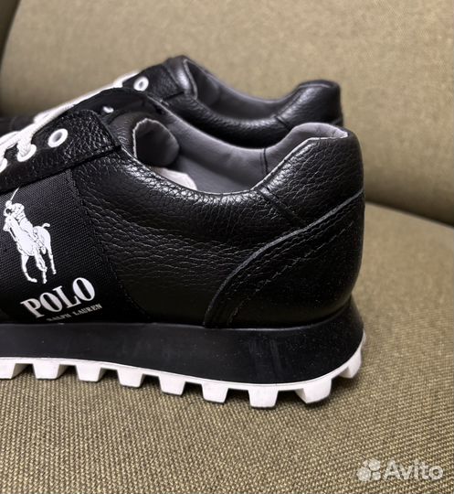 Кроссовки polo кожаные