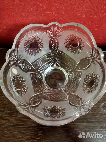 Хрустальная Ваза для фруктов/Конфетница