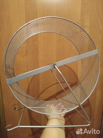 Огромное Колесо металлическое для крыс, шиншилл