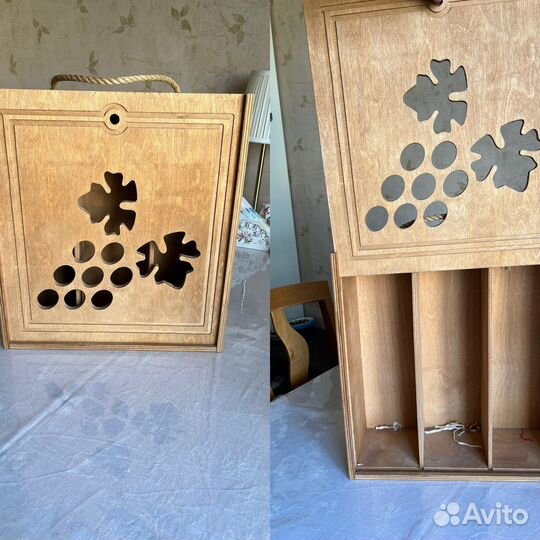 Декоративные ящики из-под напитков