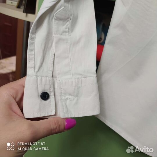 Белые рубашки 122 - 128