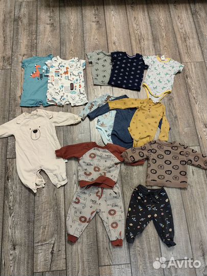 Вещи пакетом на мальчика 80-86