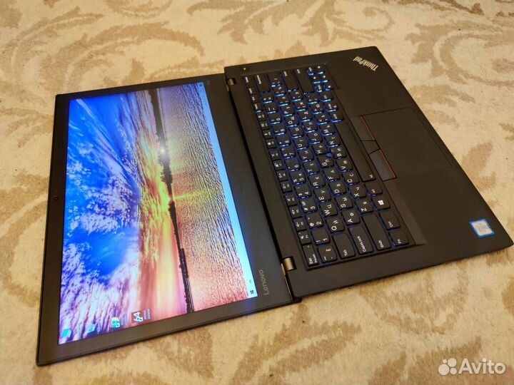 Монстр Lenovo Thinkpad T470 i5/16gb/SSD256/FHD