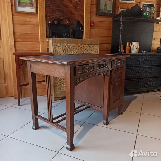 Стол письменный старинный антикварный