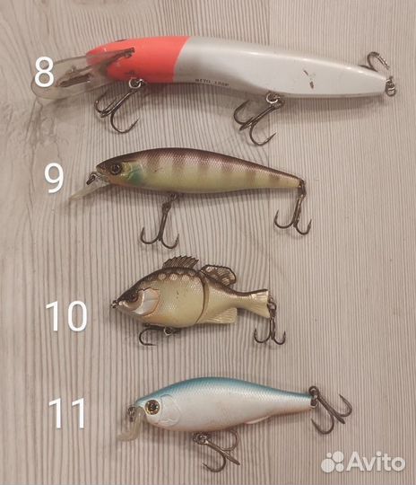 Воблеры оригинал, тейлы