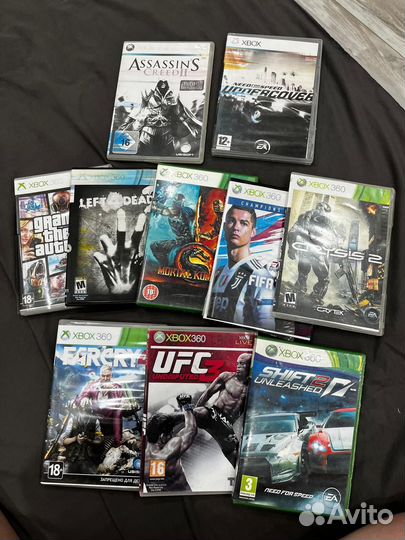 Диски на xbox 360
