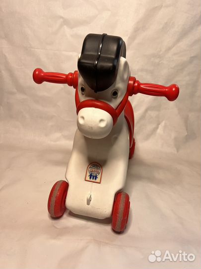 Детская каталка-качалка конь