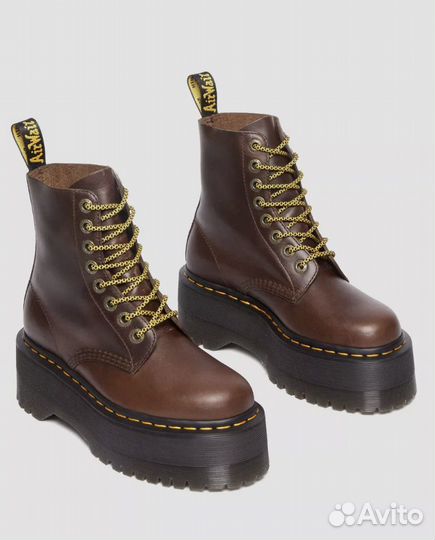 Dr Martens 1460 pascal MAX leather platform boots