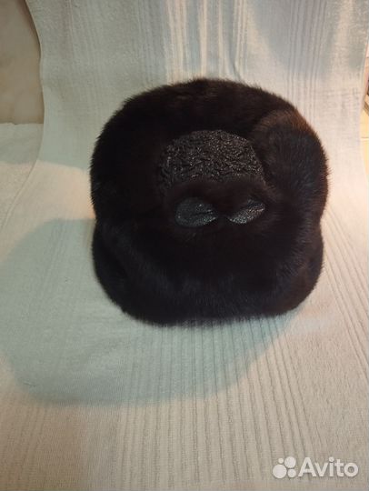 Шапка норковая 58 размер женская