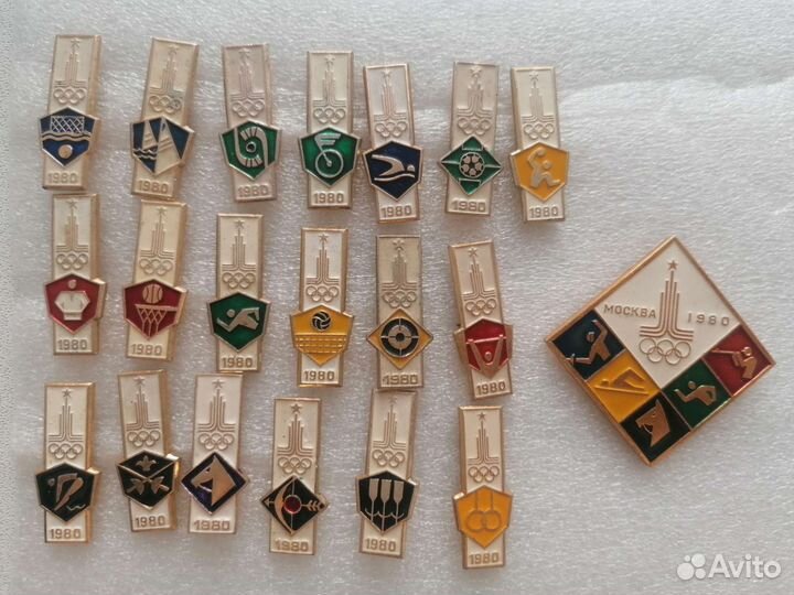 Значки СССР Олимпиада 1980