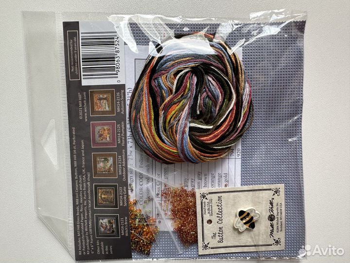 Mill hill осенний набор для вышивания и halloween