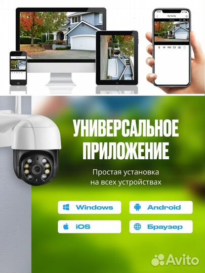 Камера видеонаблюдения wi-fi уличная